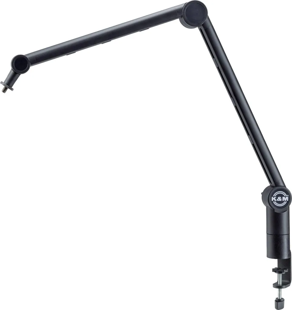 Bras de micro de table réglable 23868 K&M : libérez de l'espace de bureau