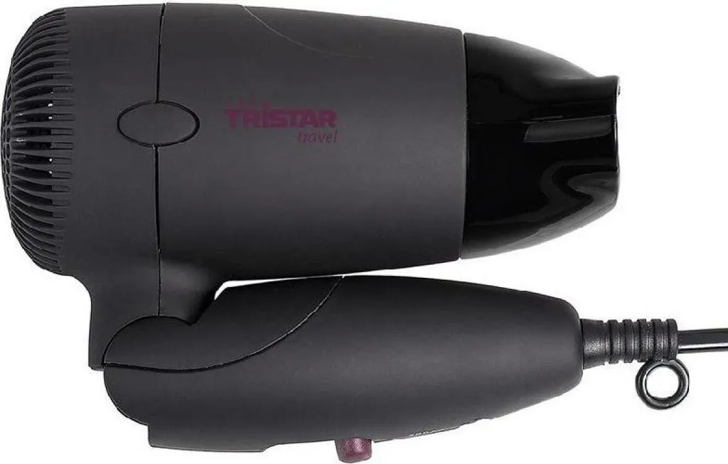 Sèche-cheveux Tristar HD-2359 Noir 1200 W avec poignée pliable pratique