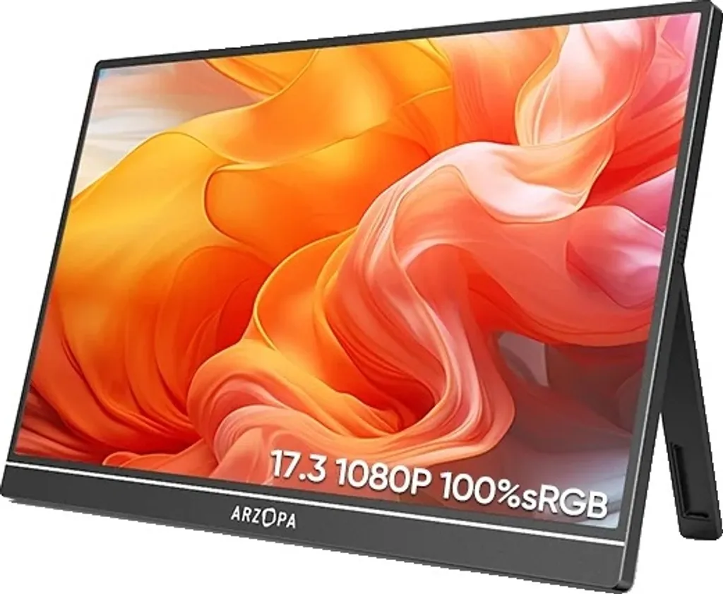 Moniteur portable pour télétravail 17,3 pouces - Écran 1080P HDR10