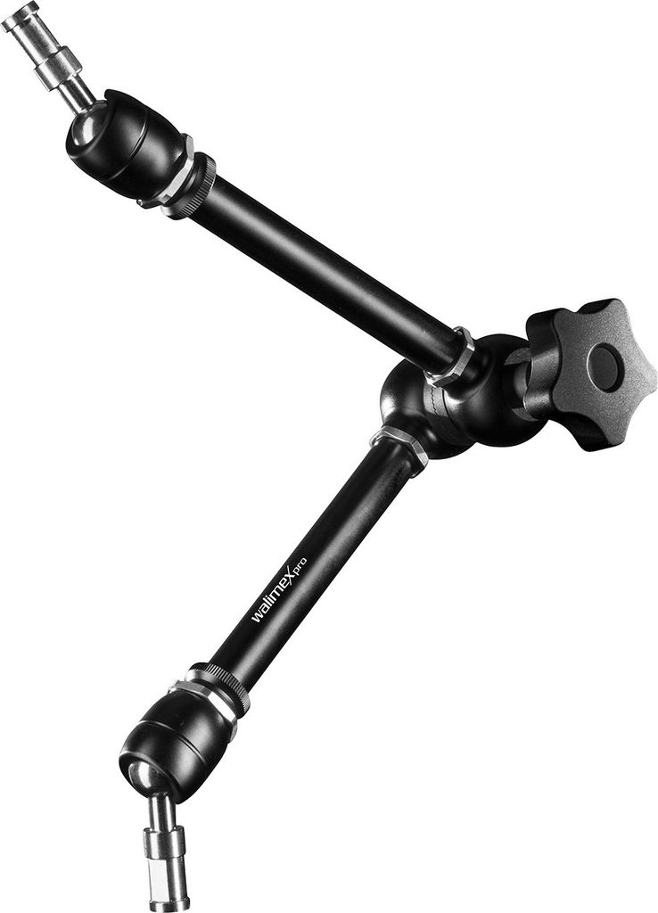 Walimex pro Gelenkarm XL SP – 530 x 80 x 80 mm – Stabiler Friktionsarm mit 5kg Belastbarkeit und 53cm Länge – für DSLRs, Videokameras, Bele...