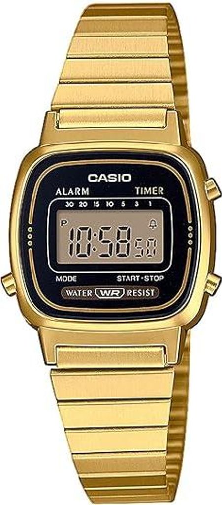 Dámské náramkové digitální hodinky Casio quartz gold Obrázek produktu 
