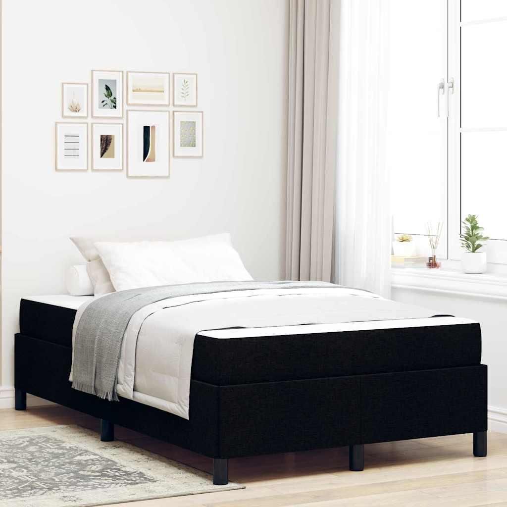 Maison Exclusive - Boxspringbett Schwarz 120 x 200 cm Stoff