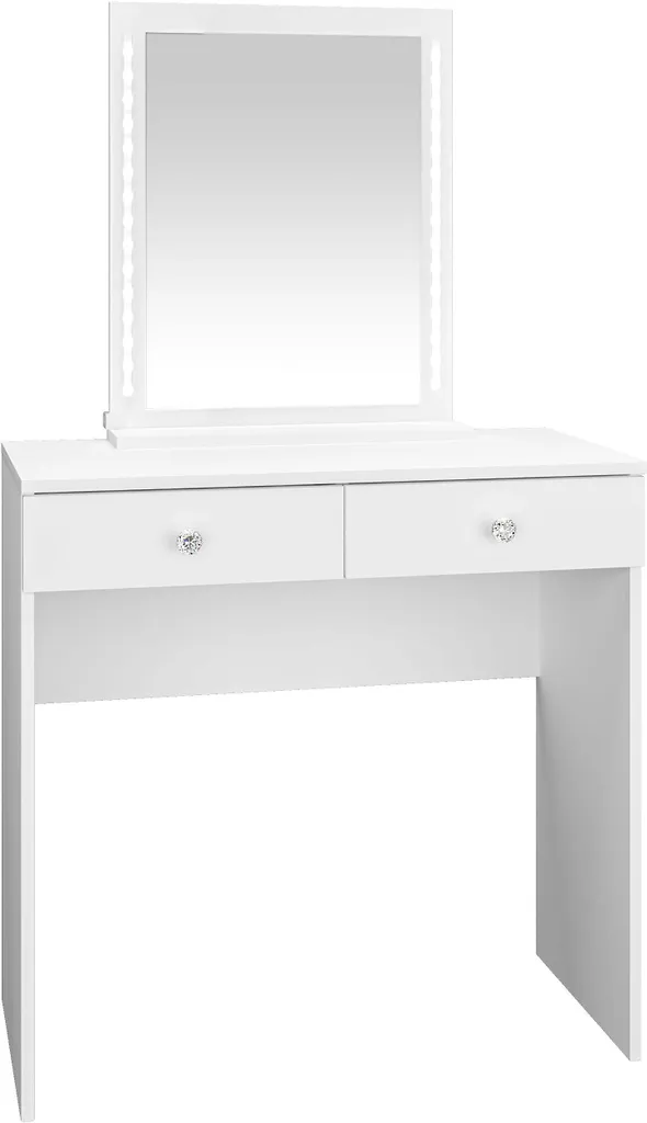 Table console Bijou Blanc 80cm FURNLUX : Meuble d'entrée chic et design