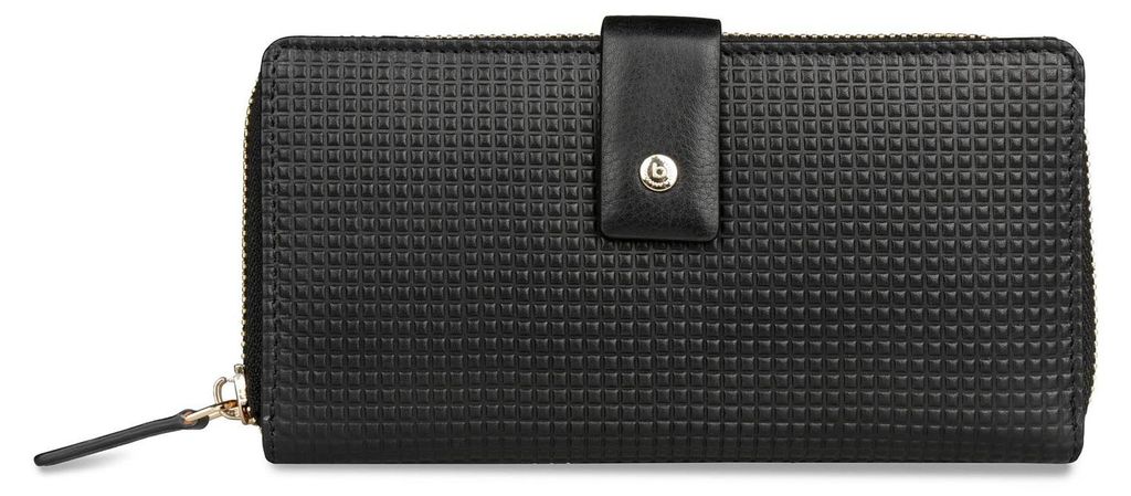 bugatti Geldbörse Noemi Ladies Long Zip Wallet Black schwarz