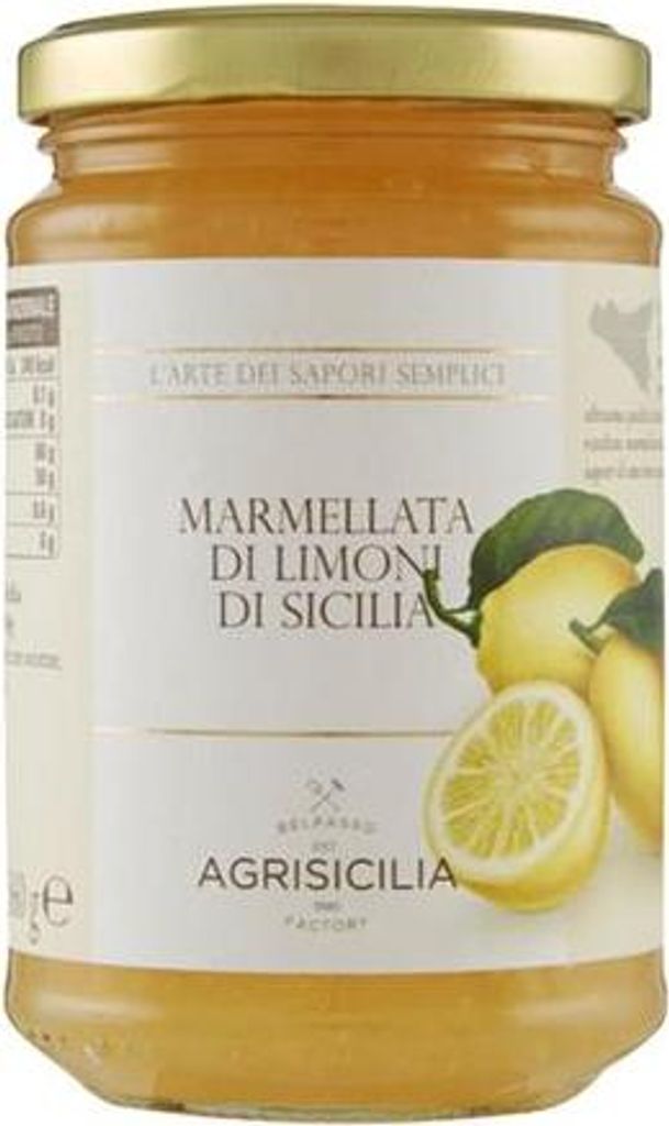 Limoni Di Sicilia 360g Zitronenmarmelade - Agrisicilia Produktbild 