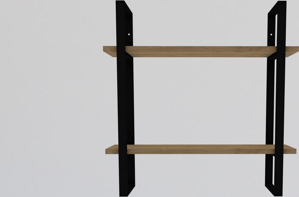 Skye Decor, Buba - Sapphire Oak, Black, Wandregale, Produktbild 