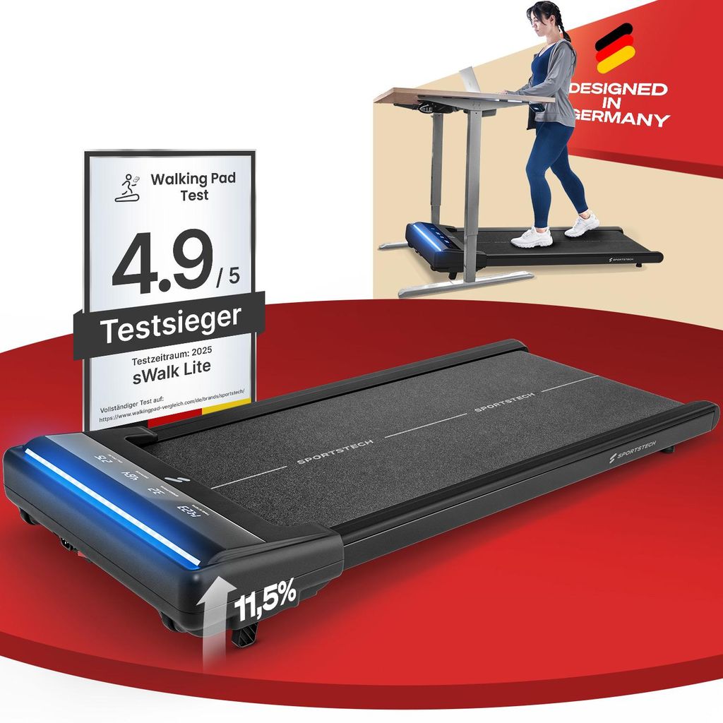 Sportstech Laufband sWalk_Lite | LED-Feedback | 1-6 km/h Produktbild 