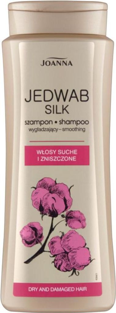 JOANNA Seidenshampoo für trockenes und strapaziertes Haar 400 ml