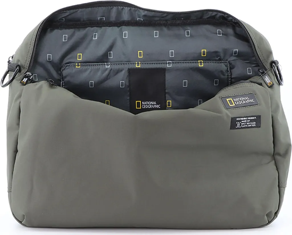 Cartella Tracolla National Geographic Mutation Khaki | Porta PC - 5