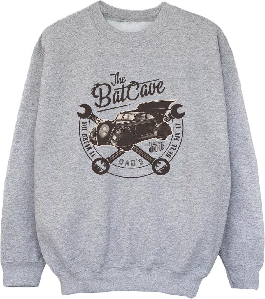 Batman - "Batcave" Sweatshirt für Jungen BI53517 (152-158) (Sportgrau)