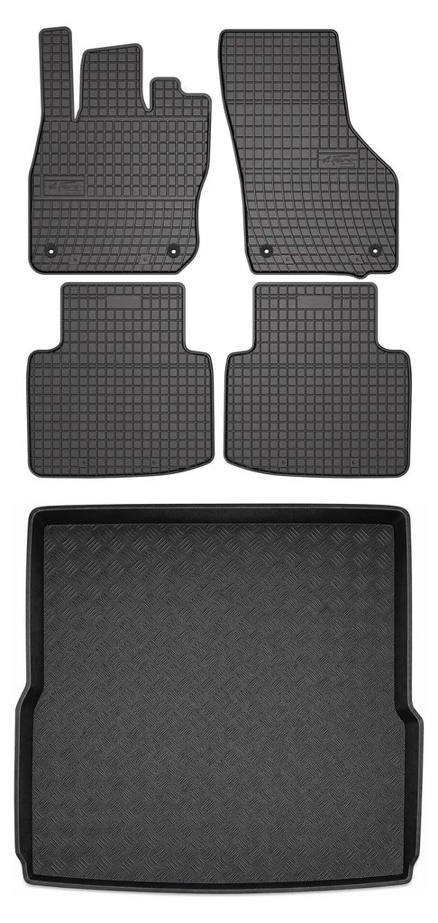 Gummimatten + Kofferraumwanne für Volkswagen Passat B9 Produktbild 
