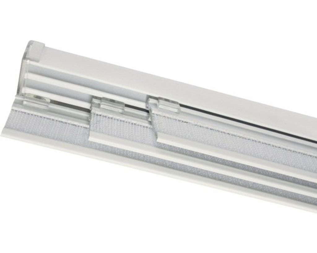Flächenvorhangschiene Komfort Komplettset aluminium Produktbild 