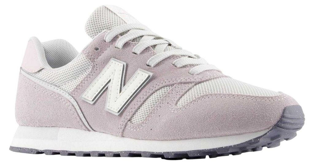 New Balance - "373" Sneaker für Damen, Wildleder, gepolstert GT15766 (42 EU) (Weiß/Pink)