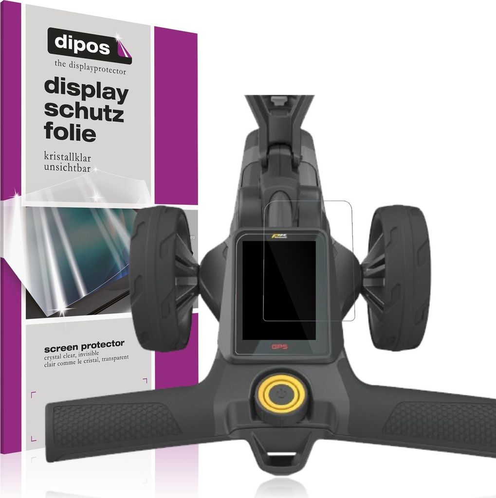 4x Schutzfolie für PowerKaddy Ct10 klar Displayschutzfolie Folie Display Schutz dipos
