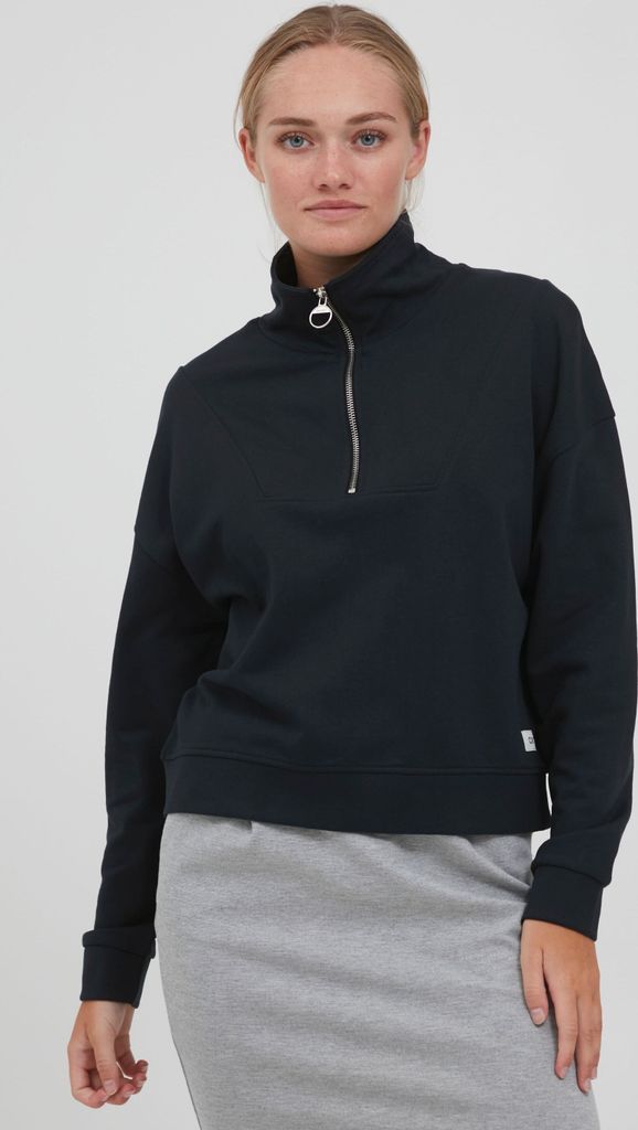 OXMO OXGrethe Troyer Sweatshirt Herren Pullover Sweater mit Stehkragen