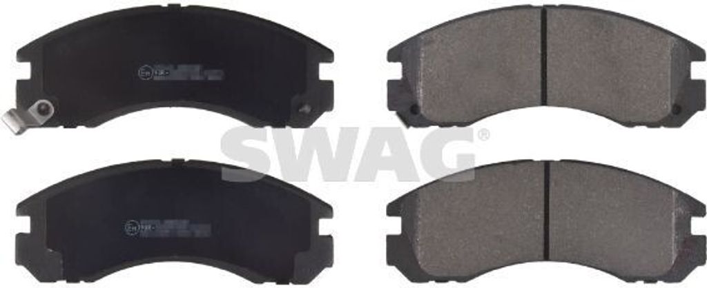 SWAG Bremsbeläge Satz Vorne Bremsklötze passend für PEUGEOT 4007 (VU, VV) 80 91 6776