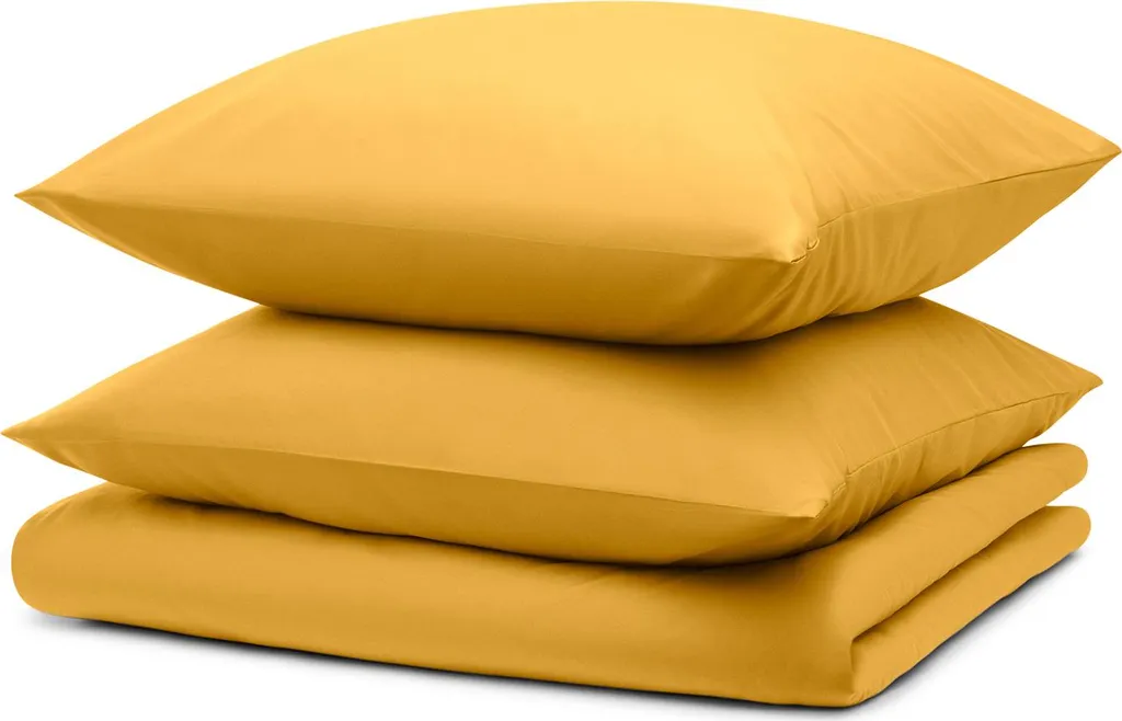 Lenzuola Microfibra 190x200 Blumtal Giallo - No Stiro con Federe