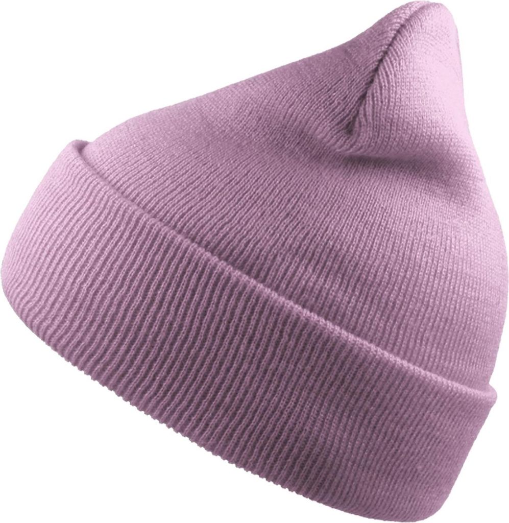 Atlantis - "Wind" Mütze Mit Bündchen für Herren/Damen Uni AB617 (Einheitsgröße) (Flieder)