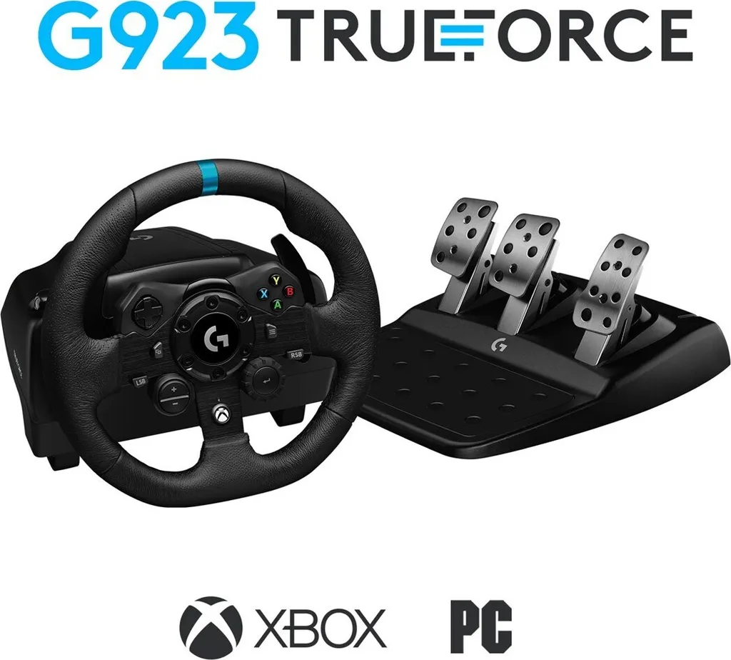 Volant de course Logitech G923 Trueforce de simracing pour Xbox et PC - 20