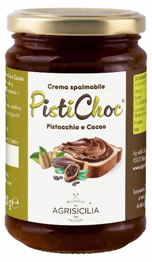 Krem czekoladowo-pistacjowy Agrisicilia 360 g Zdjęcie produktu 