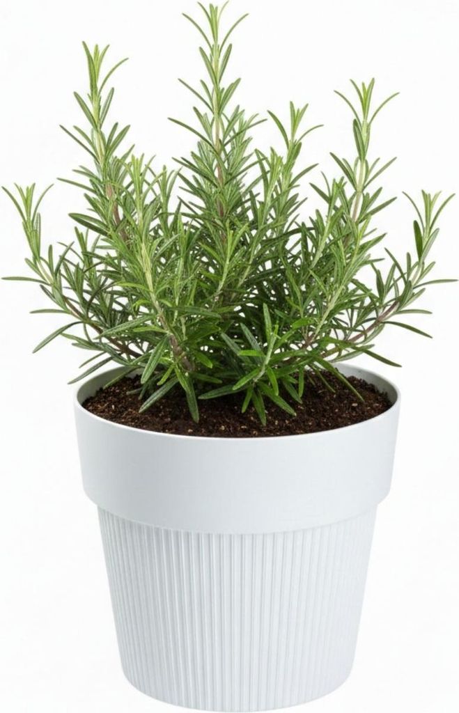 HowHomely | Blumentopf - Pflanzgefäß - 11 x 13 cm - weiß - Rillenstruktur - aus Recyclingmaterial - Pflanztopf