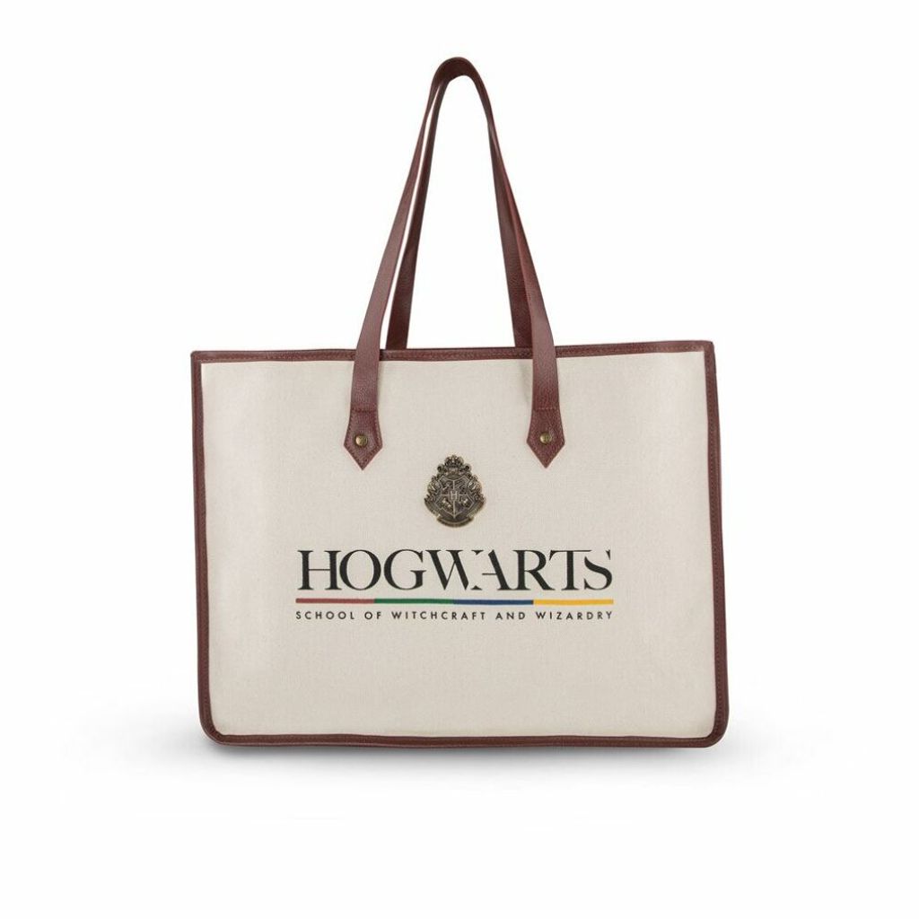 Cinereplicas Harry Potter Hogwarts Einkaufstasche Beige  Produktbild 