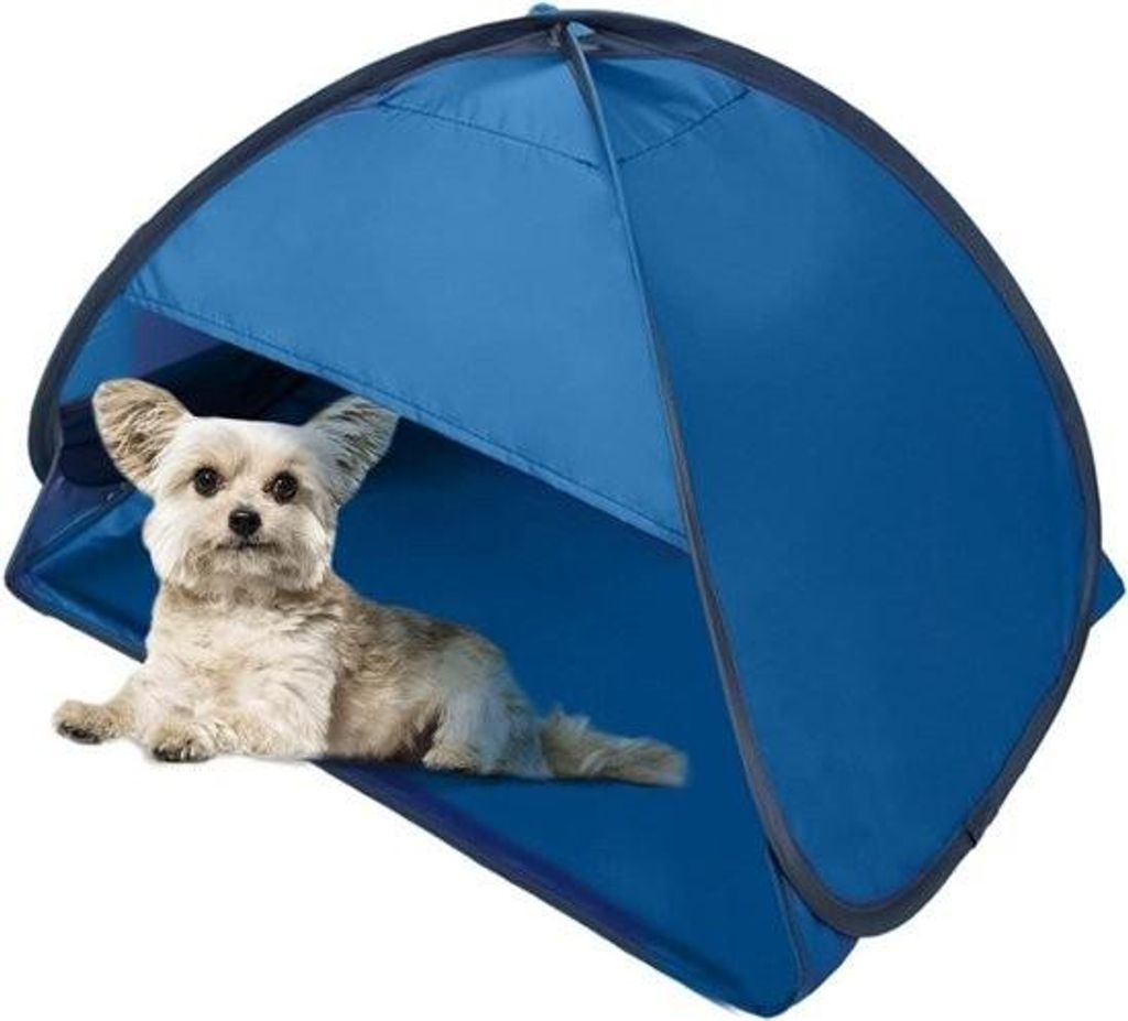 Strandmuschel Pop-Up-Strandzelt - Tragbares Sonnenschutzzelt für UV-beständiges, winddichtes Camping-Picknickzelt - Blau
