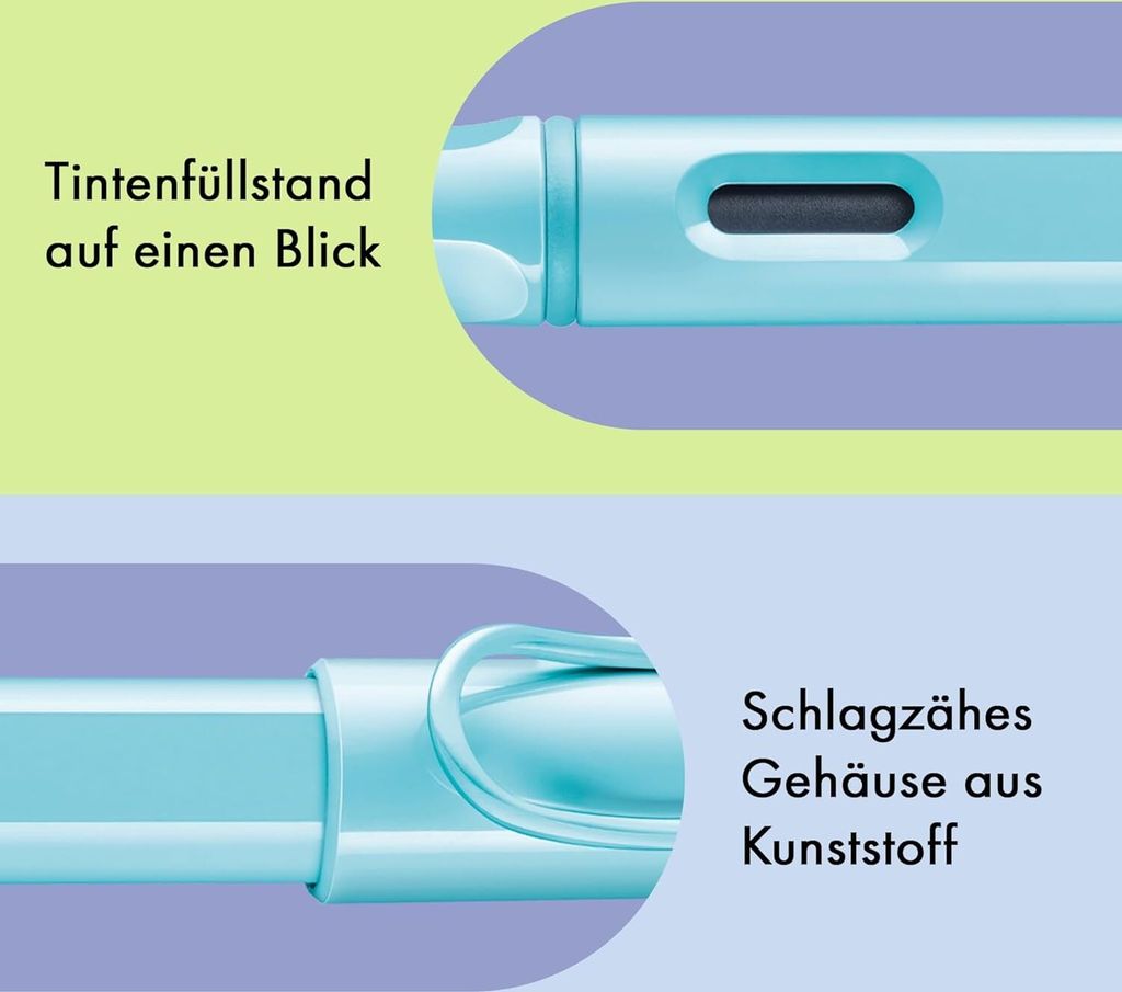 LAMY safari Patronenfüller aquasky M (mittel) Produktbild 10