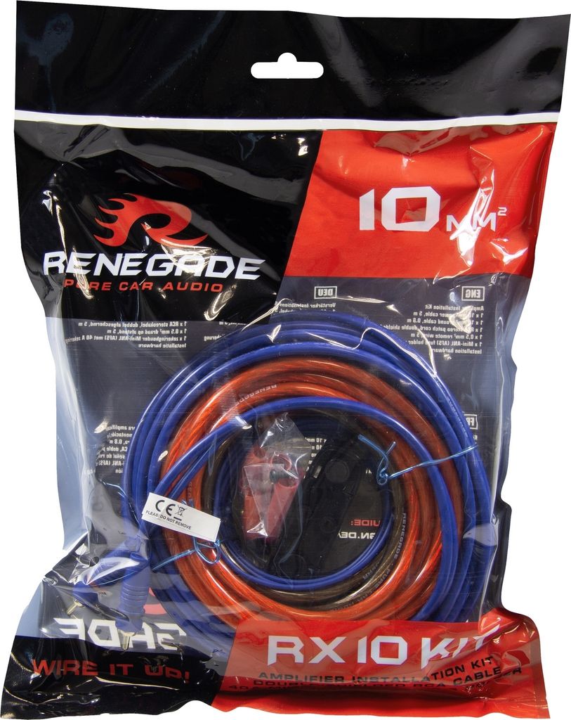 Kit cavi amplificatore RENEGADE 10 mm² RX10KIT Immagine del prodotto 