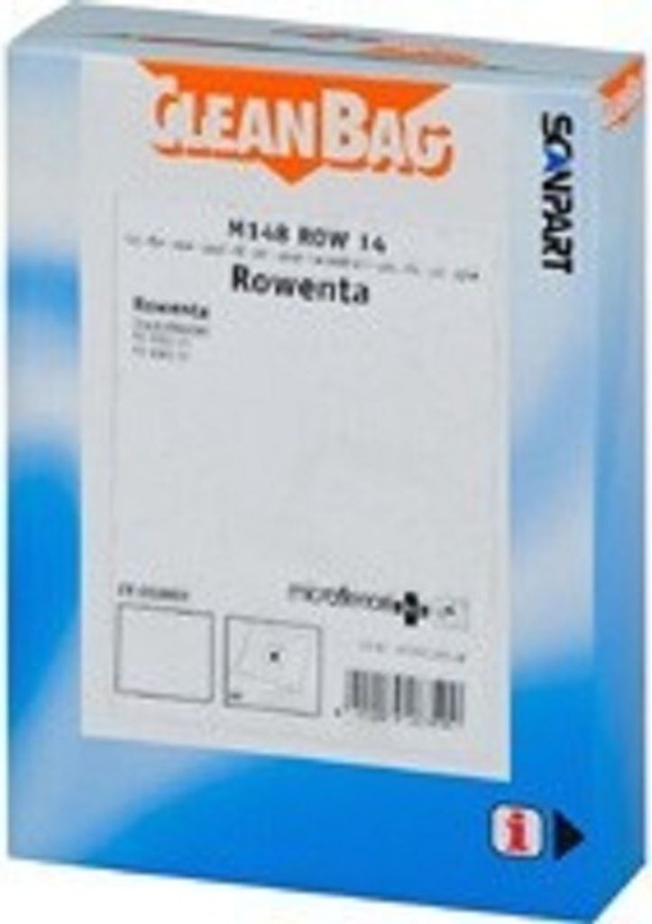 Cleanbag Staubsaugerbeutel M148ROW14 für Rowenta RO5031.11