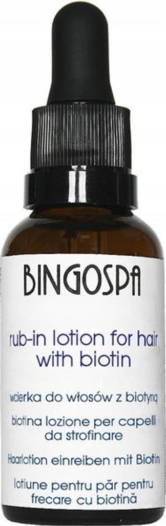 Lozione per capelli BINGOSPA con 20 % di biotina, 30 ml Immagine del prodotto 
