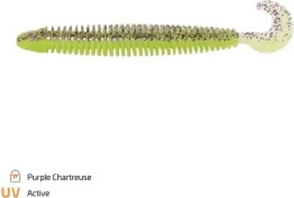 Zeck Fishing Boggy 10,2 cm Purple Chartreuse