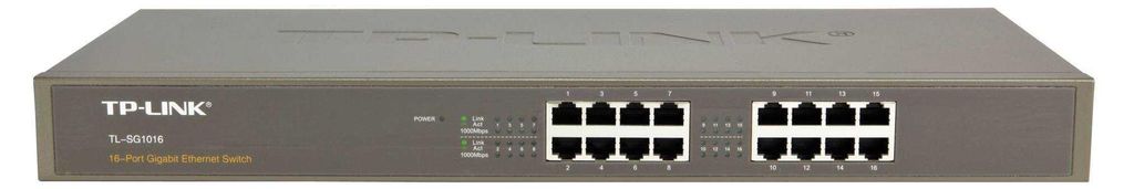 TP-LINK 16 Port Gigabit Switch (TL-SG1016) Produktbild 