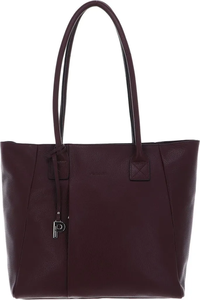 Sac shopping PICARD cuir framboise pour le travail et les sorties