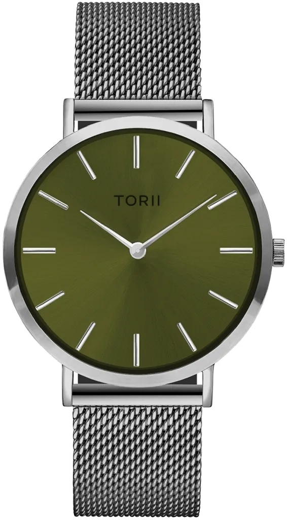 Orologio da polso da donna TORII S38SM.FS verde moda classica