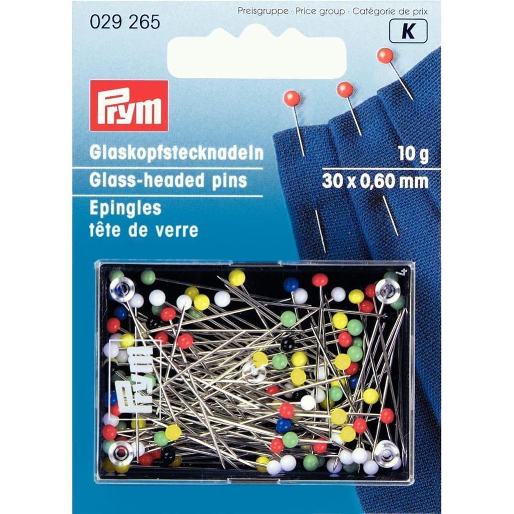 Prym 029265, Szpilka do pikowania, Szkło, Stal, Zdjęcie produktu 