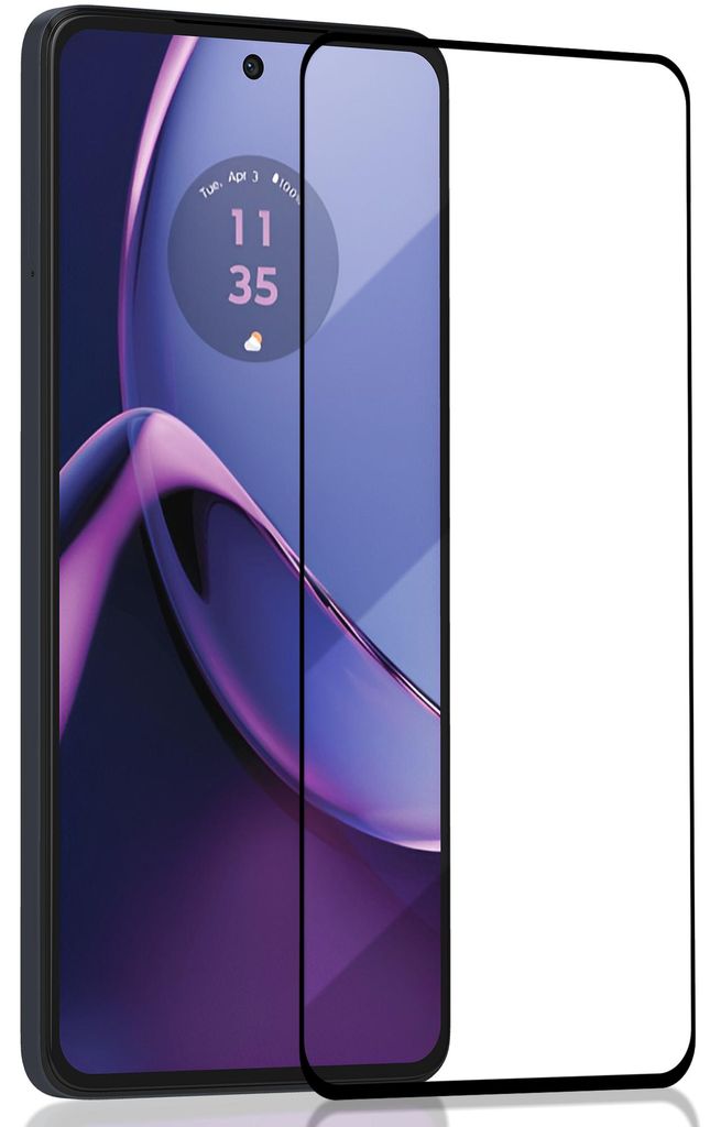 1-Pack Motorola G67 Power Displayschutz - Gehärtetes Glas 9H - Super Qualität 3D