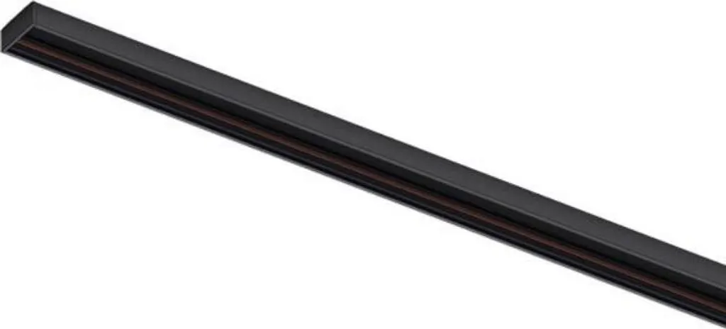 Rail Magnétique Fin Noir MM30 2M : Éclairage Modulable sans Travaux