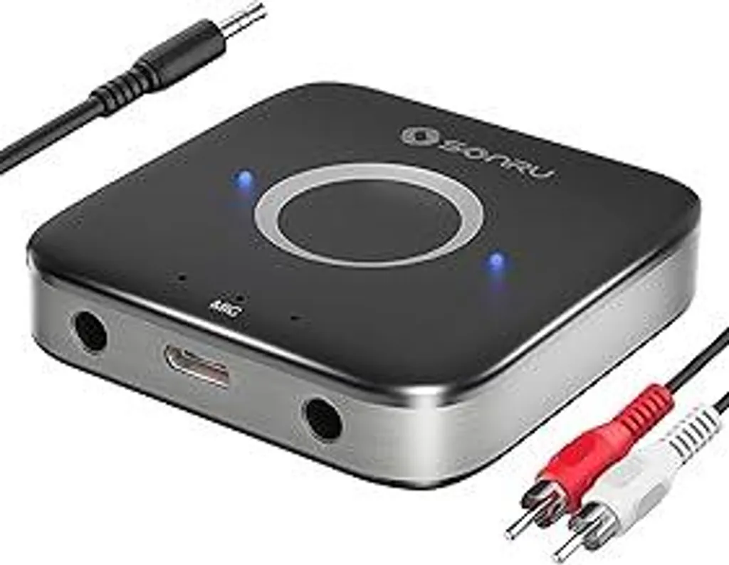 Adattatore Ricevitore Bluetooth 5.3 SONRU per Stereo Casa e Auto RCA