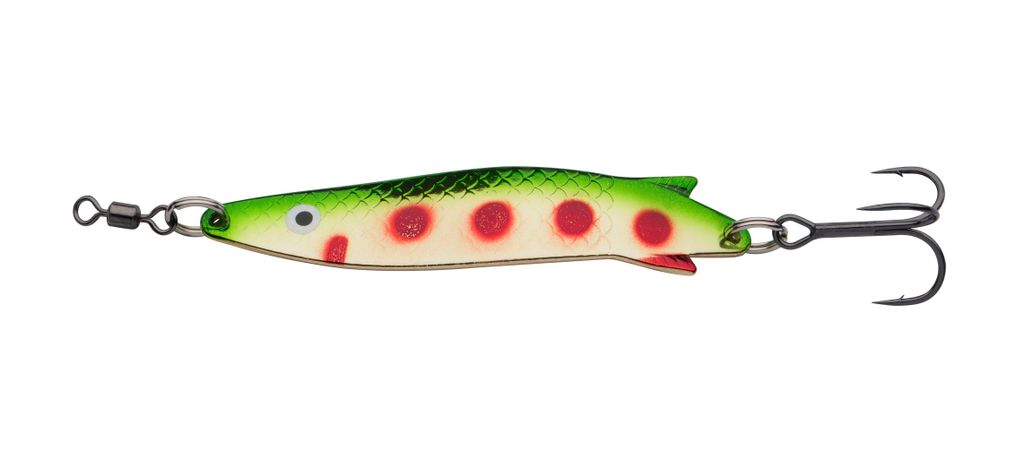 Abu Garcia Toby Spoon - Blinker, Farbe:Devil, Länge / Gewicht / Hakengröße / Lauftiefe:7.5cm / 20g / Gr. 2 / 1m - 3m