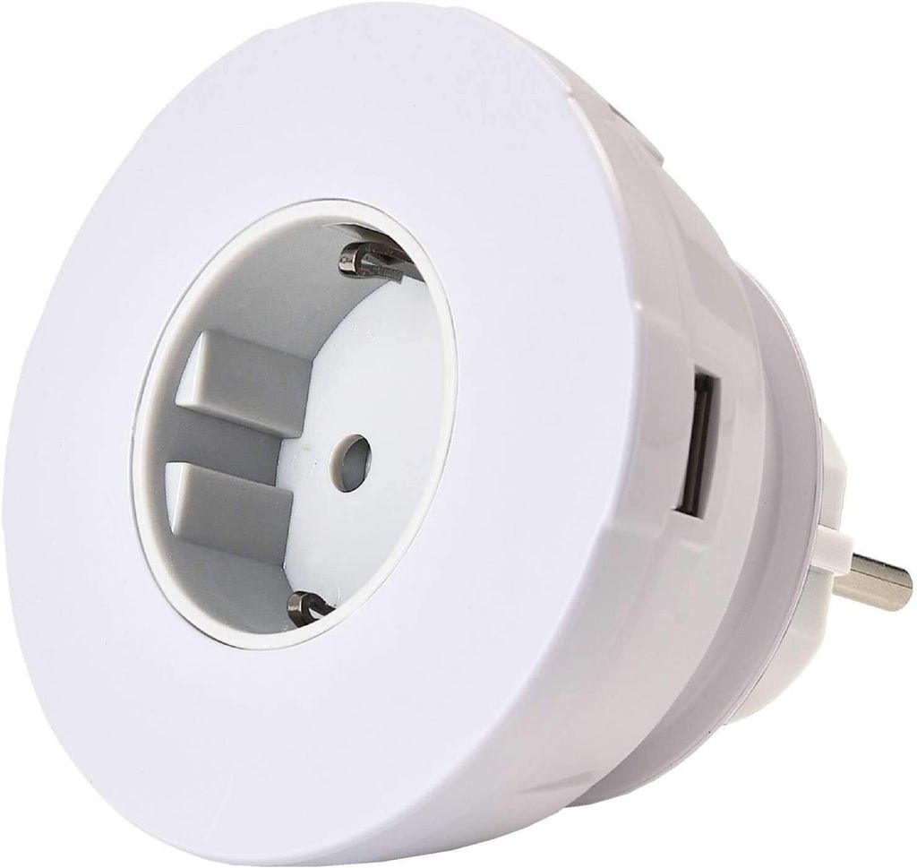 Adaptateur USB 4400 mA / blanc / 3 ports USB et 1 port Image du produit 