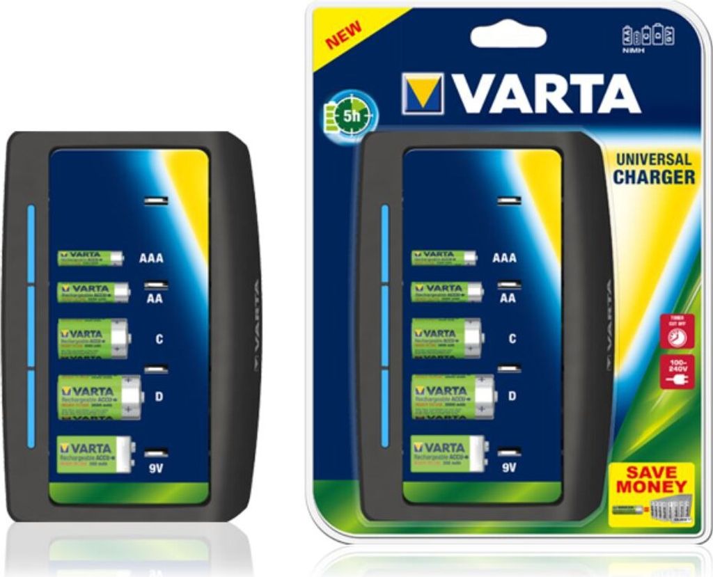 Varta 57648, Nikl-metal hydridová (NiMH), 9v, AA, AAA, C, D Obrázek produktu 