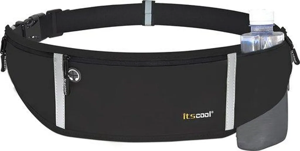 Sacoche de ceinture sport avec porte-gourde pour running et cyclisme