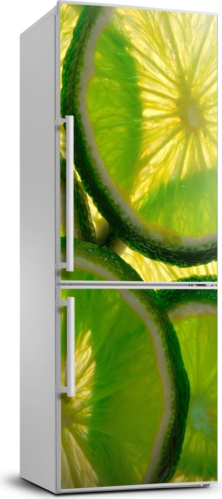 Tulup Kühlschrankdekoration - 70x190 cm - Aufkleber auf dem Kühlschrank - Limetten