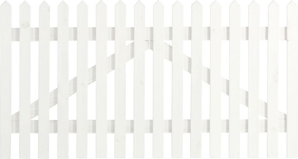 Plus Einzeltor Skagen 150 x 80 cm weiß