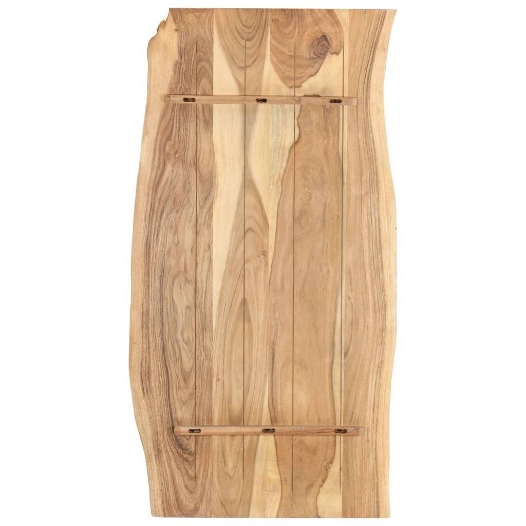 Piano del tavolo in legno massiccio di acacia Immagine del prodotto 