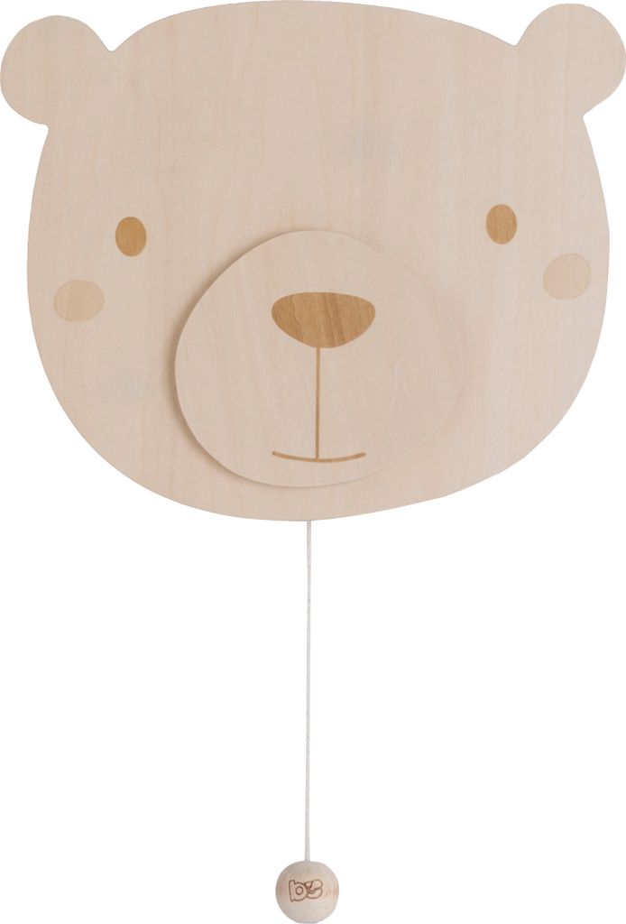 Baby's Only Wandleuchte Bär Wonder - Braun