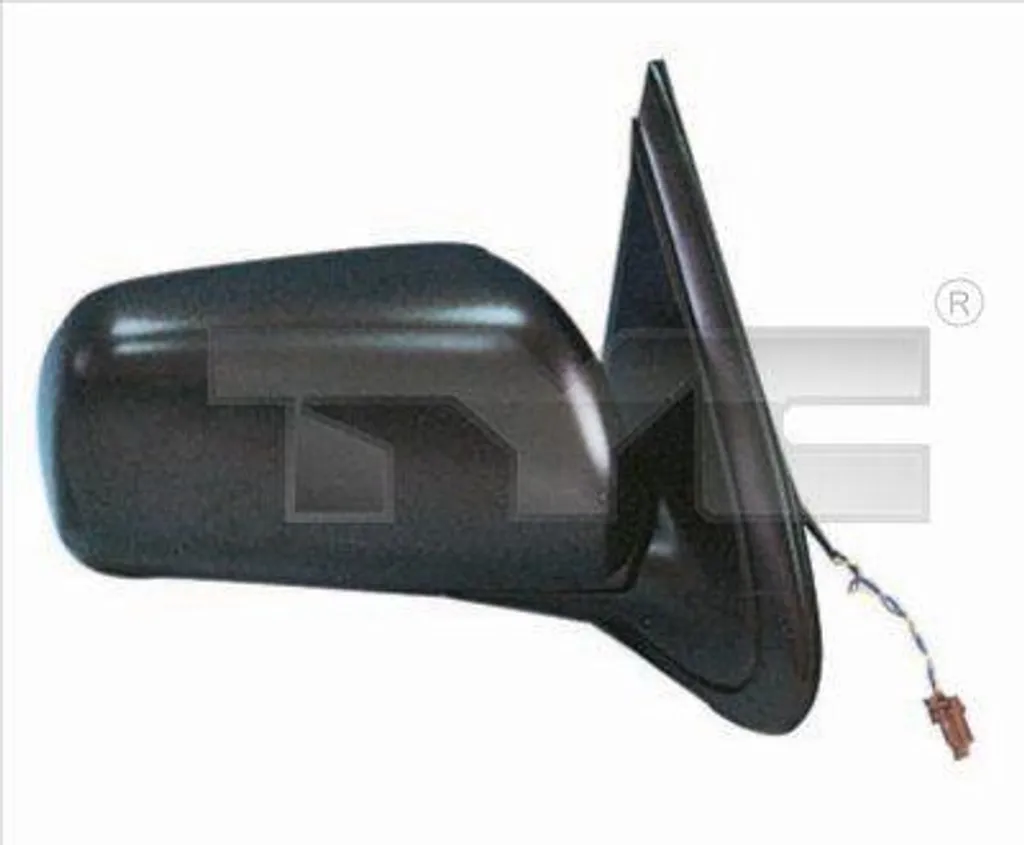 Rétroviseur Passager Noir Complet pour Nissan Almera - Modèle TYC OE
