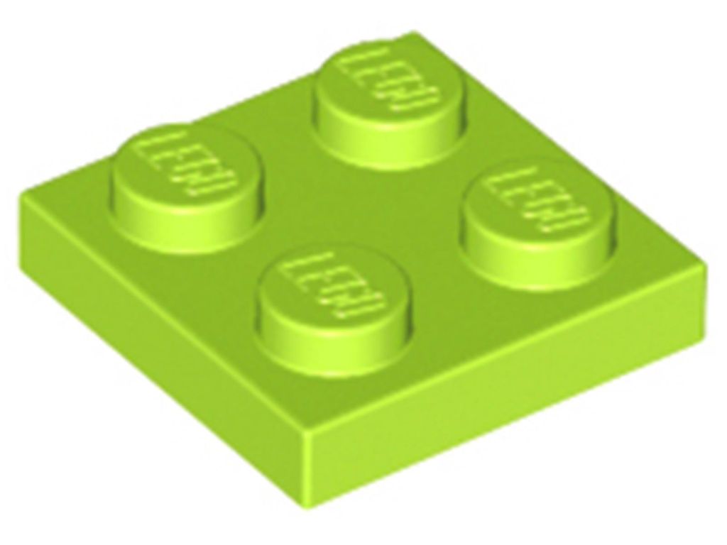 Lego 2x2 Platten 3022 - 1 Stück Lime