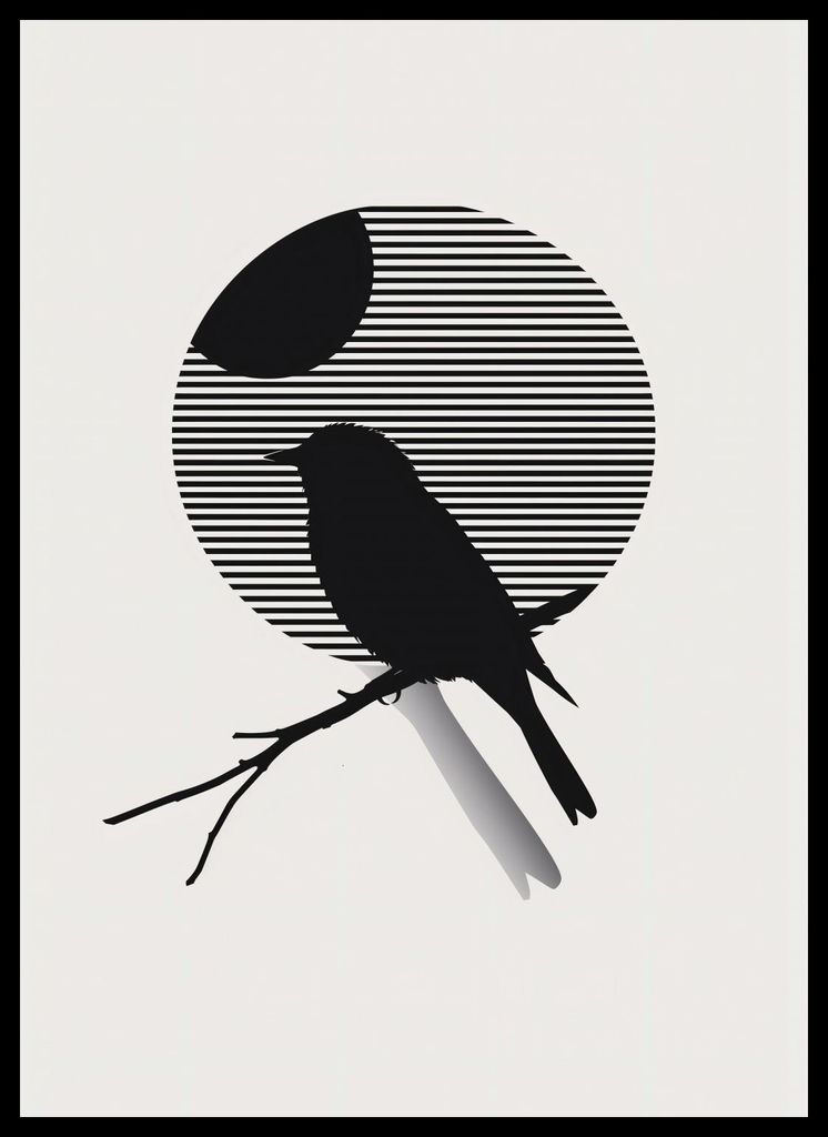 Plakat 39,5x55cm Kontrast der Schlankheit